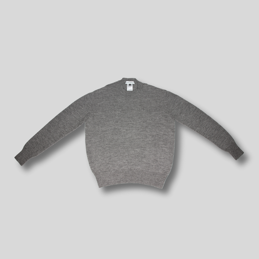 MAGLIONE OVER IN LANA E ALPACA - GRIGIO
