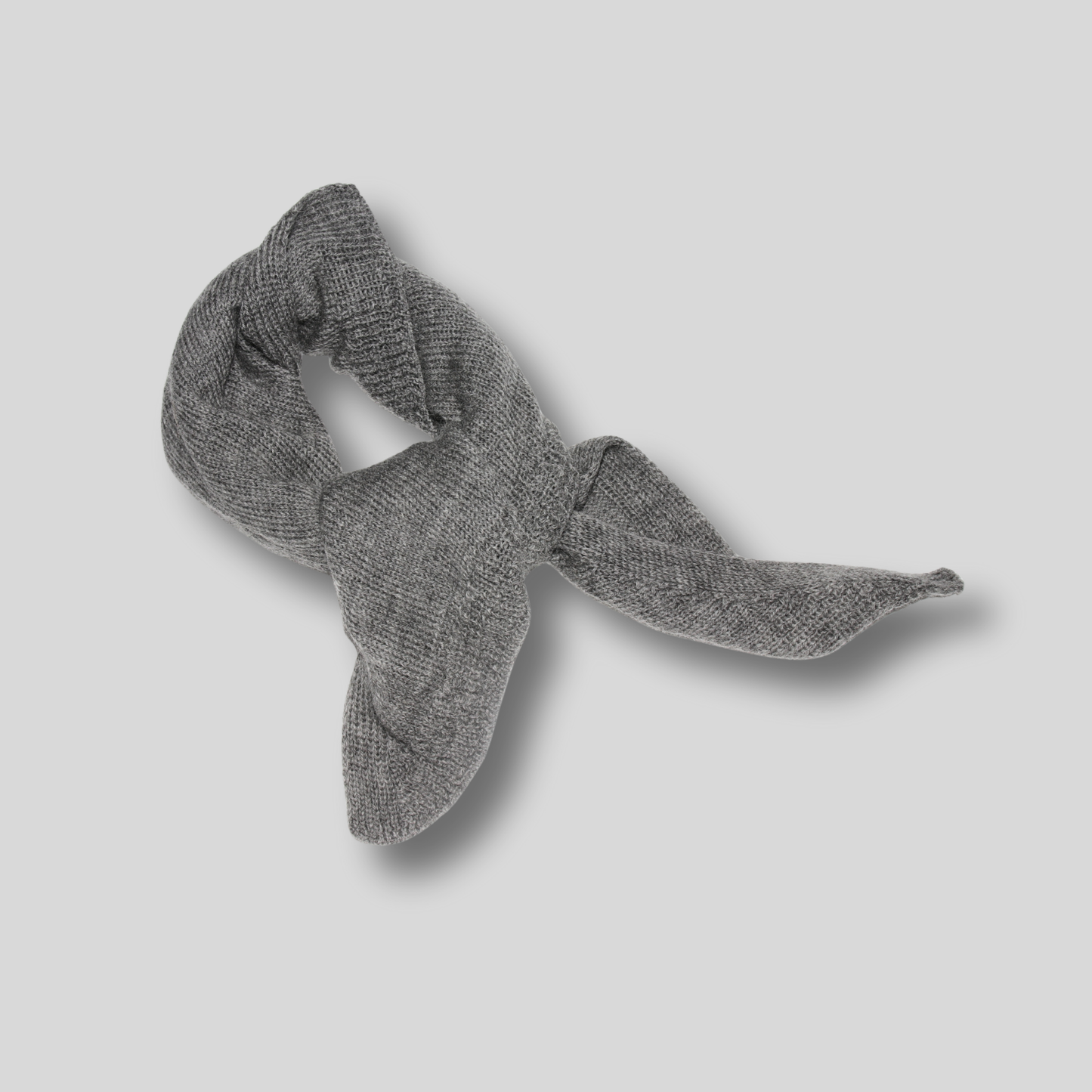 BANDANA IN LANA E ALPACA - GRIGIO