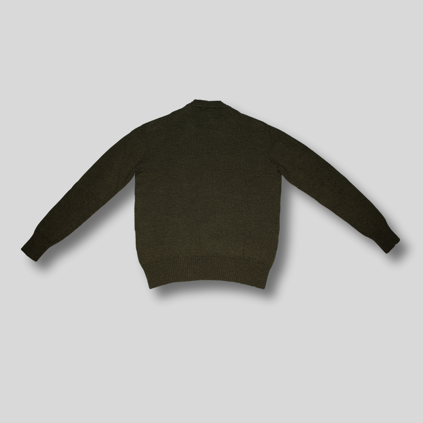 MAGLIONE OVER IN LANA E ALPACA - MILITARE