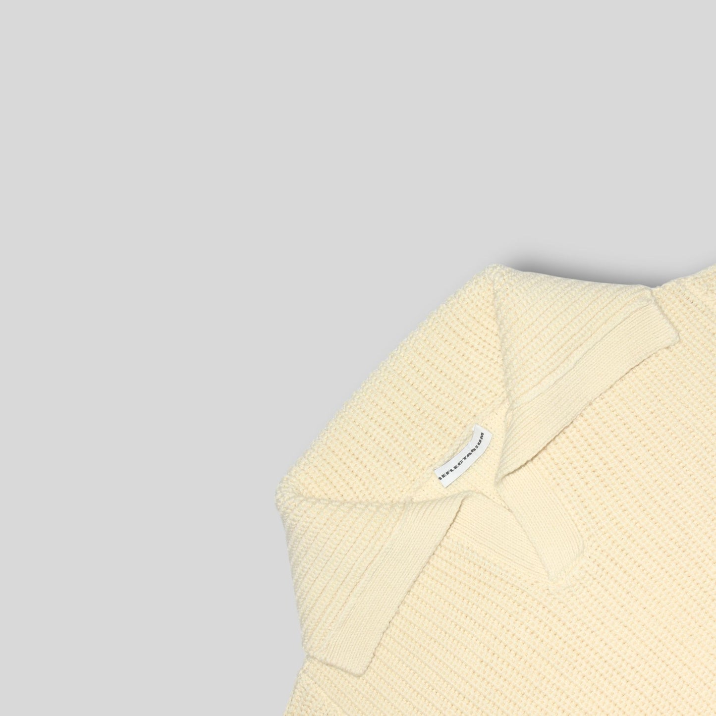 MAXI POLO IN LANA MERINO - ECRU'