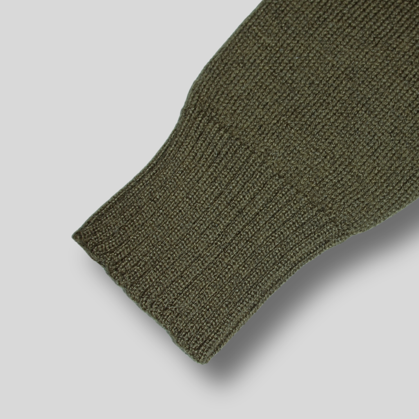 MAGLIONE OVER IN LANA E ALPACA - MILITARE