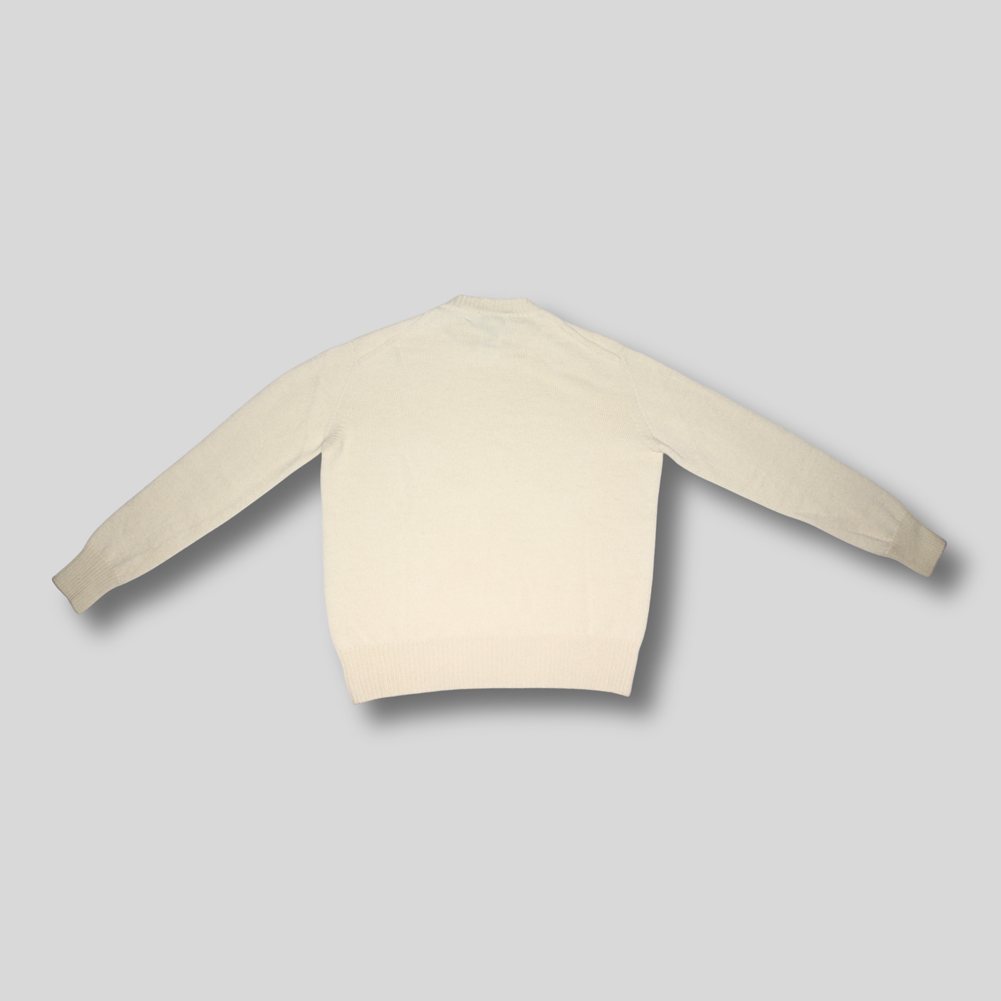 MAGLIONE OVER IN LANA E ALPACA - NATURALE