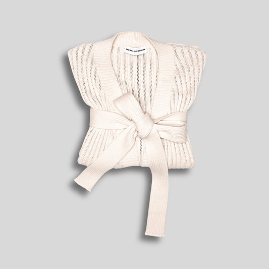 CARDIGAN OVERSIZE CON CINTURA